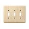 Amerelle Wall Plate, Number of Gangs: 3 gang Wood, Unfinished Finish, Beige 401TTT - alternate 1